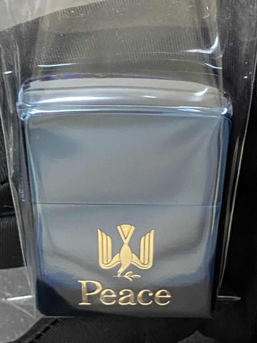 zippo ピース ブルーチタン ヴィンテージ 限定品 希少モデル 1999年製 Peace ゴールド刻印 ゴールドインナー 1999年製_画像4