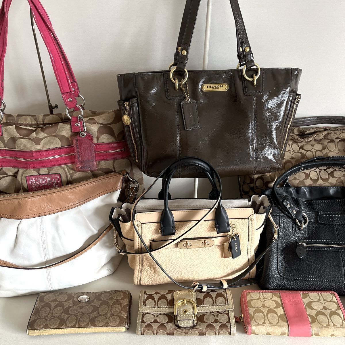 ヤフオク! - 1円〜 COACH コーチ まとめ 11点 トートバッグ
