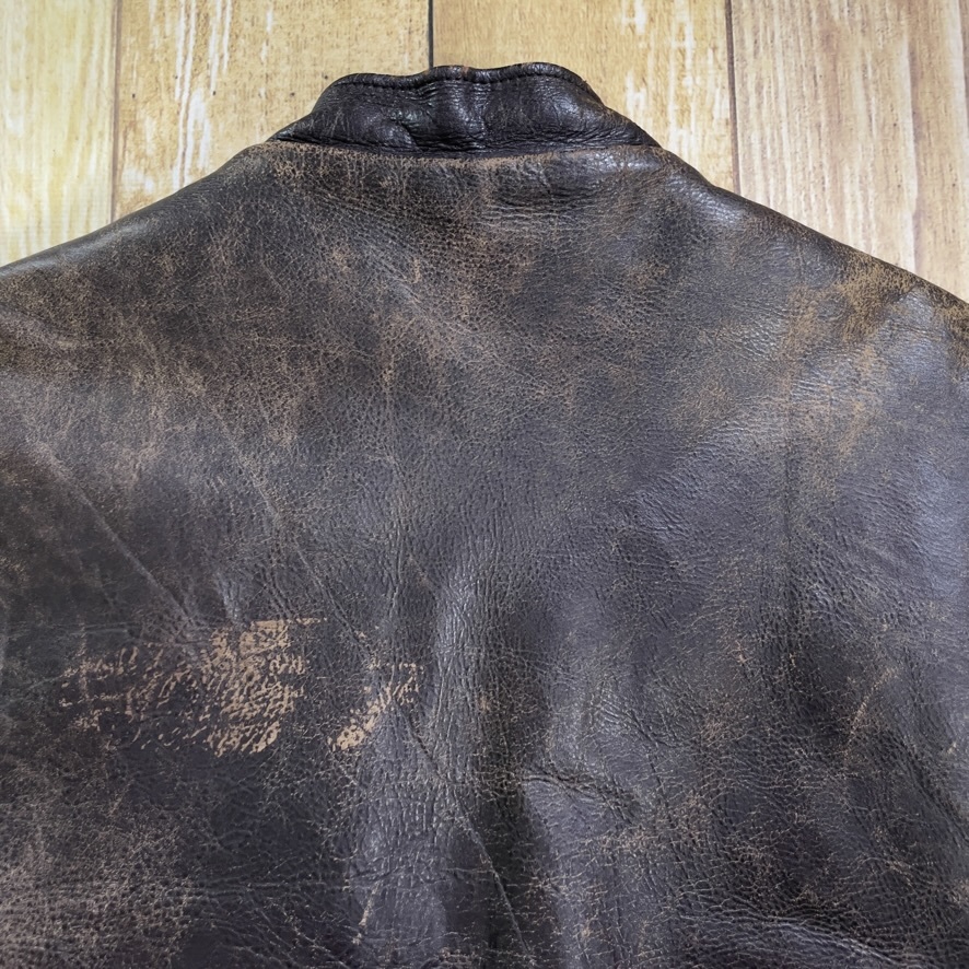 80s Schott レザージャケット　希少ブラウン 80's Schott レザージャケット ブラウン 実寸(50) USA製