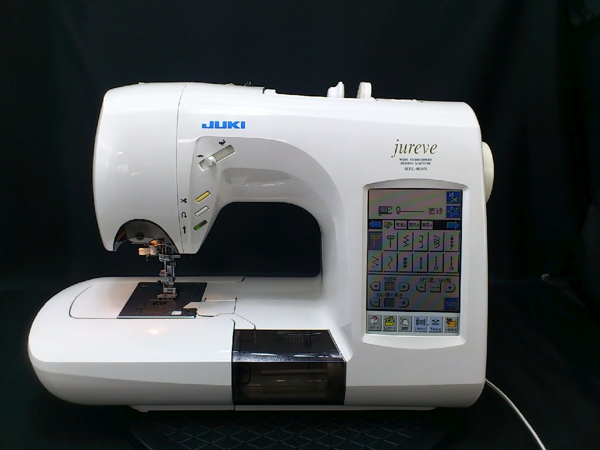 完全自動糸通し ジューキコンピュータミシン ジュレーブHZLー