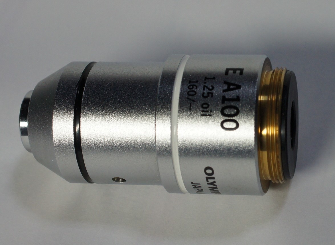 Microscope Japan　品質保証　返品可　オリンパス　実習顕微鏡用　対物レンズ　Ｅ　アクロマート　100　oil　中古　Olympus_画像9