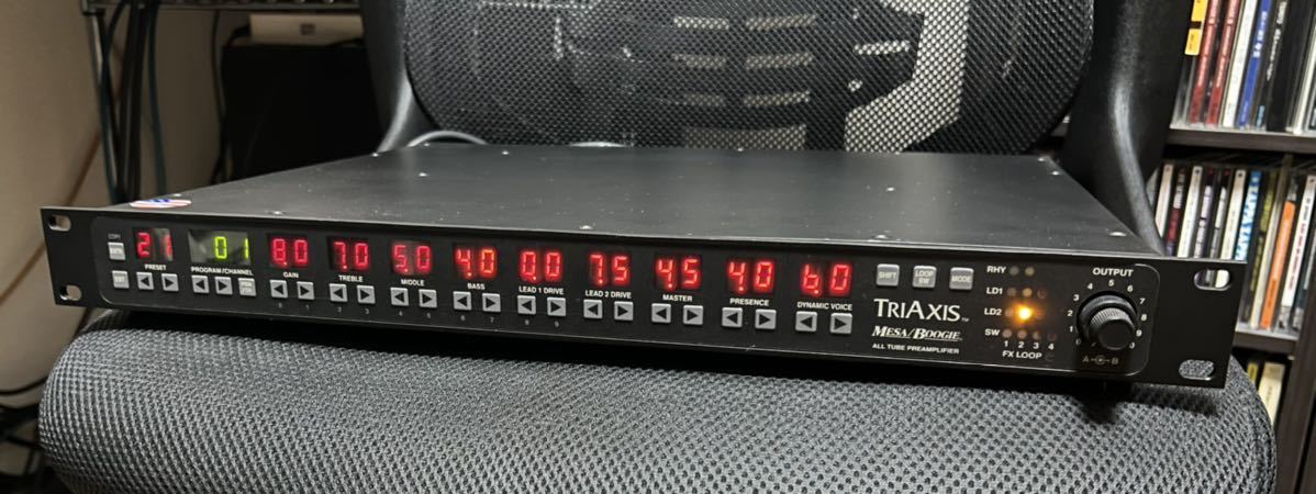 Mesa boogie TriAxis2 プリアンプ キョーリツ代理店時期 シリアル9000番台 取説付の画像1