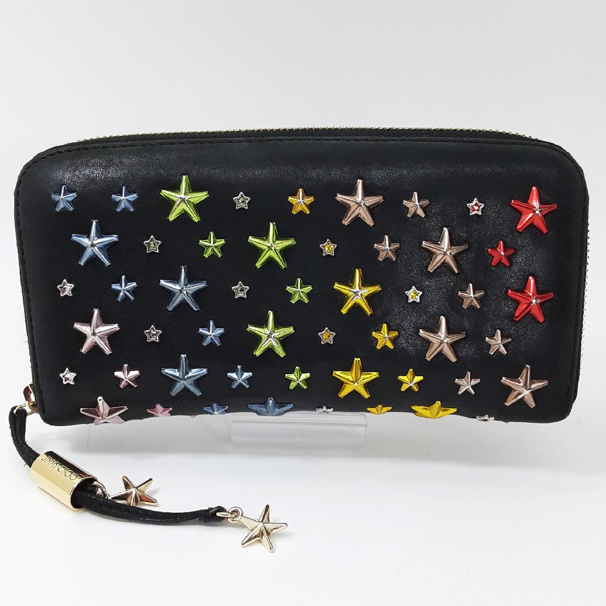 JIMMY CHOO ジミー チュウ 財布 長財布 スタースタッズ カラー 10周年
