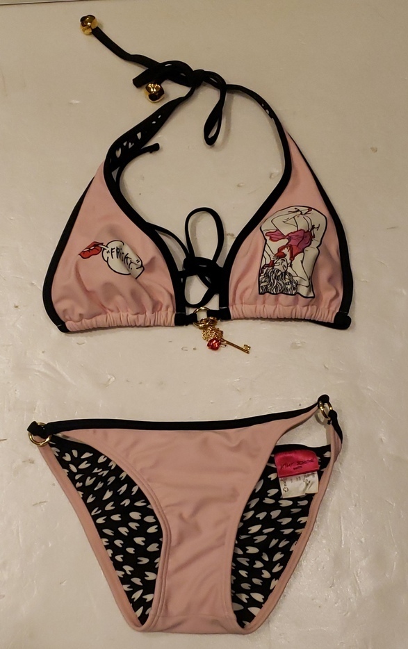  Betsey Johnson бикини купальный костюм 