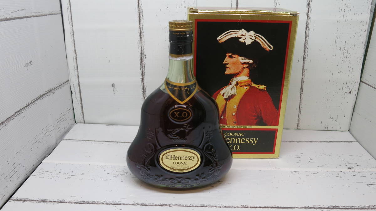 ☆GOL☆【古酒】Hennessy XO COGNAC ヘネシーXO 金キャップ グリーン