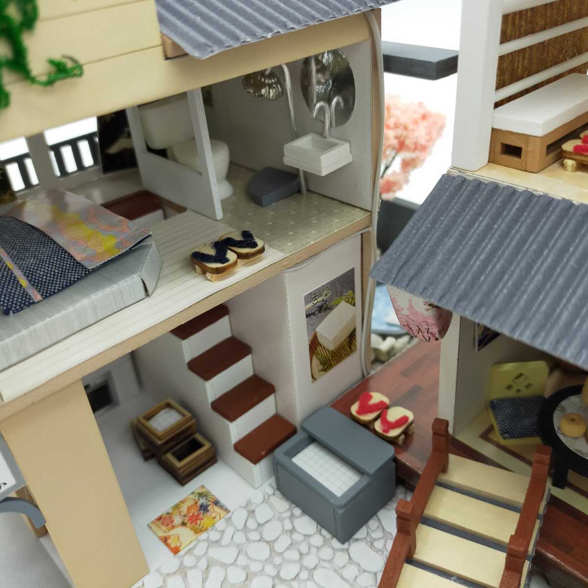 ドールハウス 完成品 ミニチュアハウス インテリア 模型 家 日本 和風