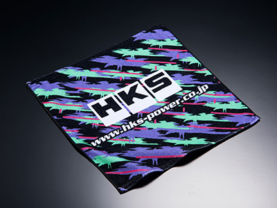 HKS プレミアムグッズ サイズ HKS OILCOLOR HAND TOWEL ハンドタオル OIL COLOR 34×34 HKS PREMIUM GOODS (51007-AK227)_画像1