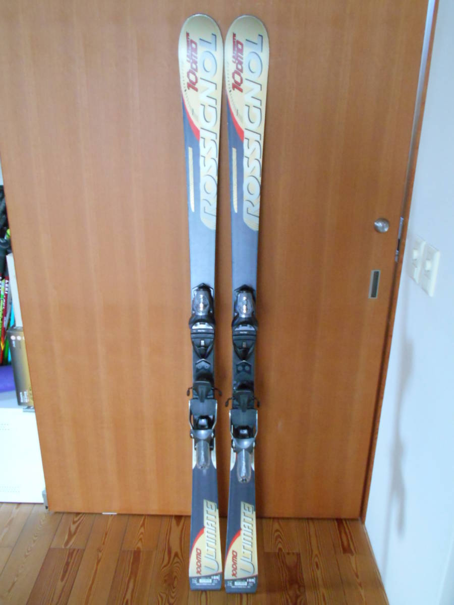 ３回使用のみ ロシニョール ウルティメイト10デモ 165cm エッジ研磨+ホットワックス済　rossignol ultimate 10demo_画像1