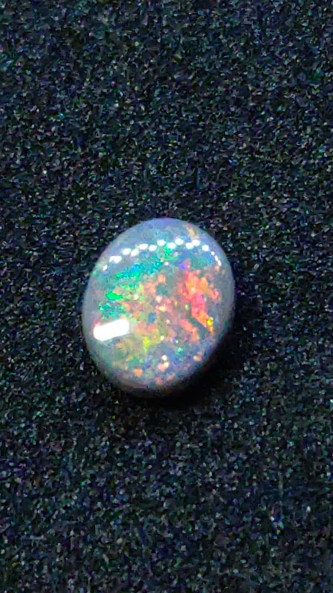 No.448 ブラックオパールルース 遊色効果 10月の誕生石 蛋白石 シリカ球 天然石ルース 宝石