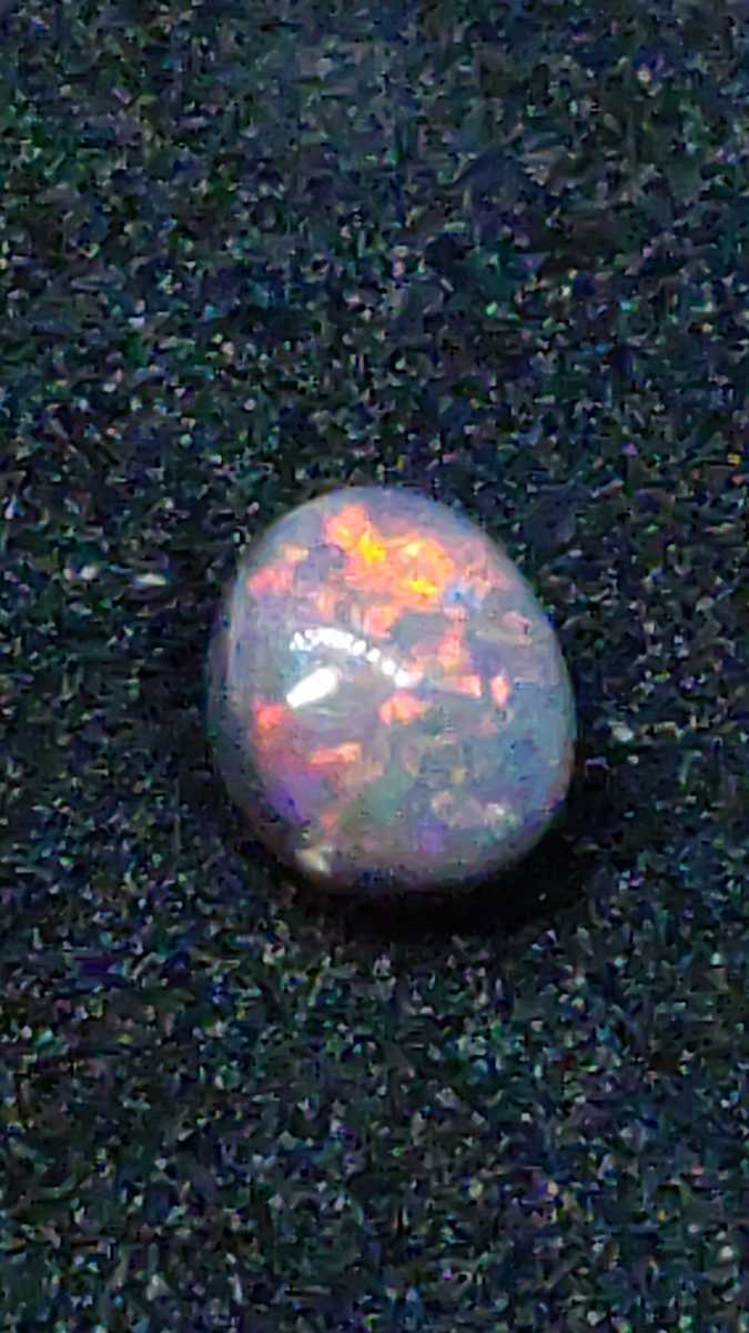 No.375 ブラックオパールルース 遊色効果 10月の誕生石 蛋白石 シリカ球 天然石ルース