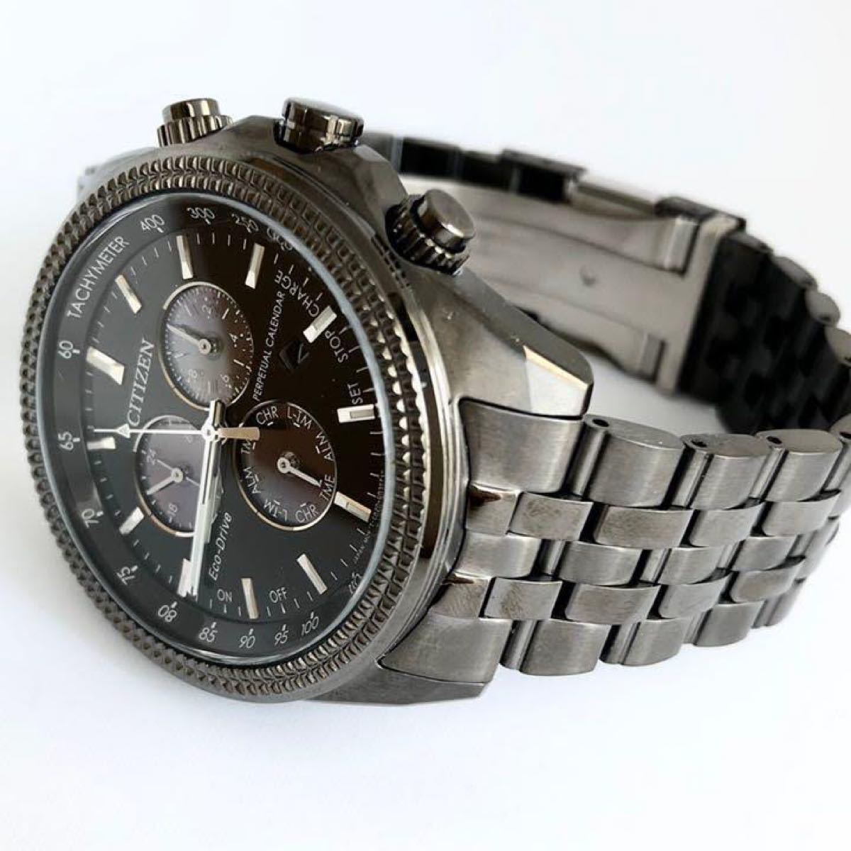 新品】シチズン CITIZEN Eco-Driveエコドライブ クロノグラフ