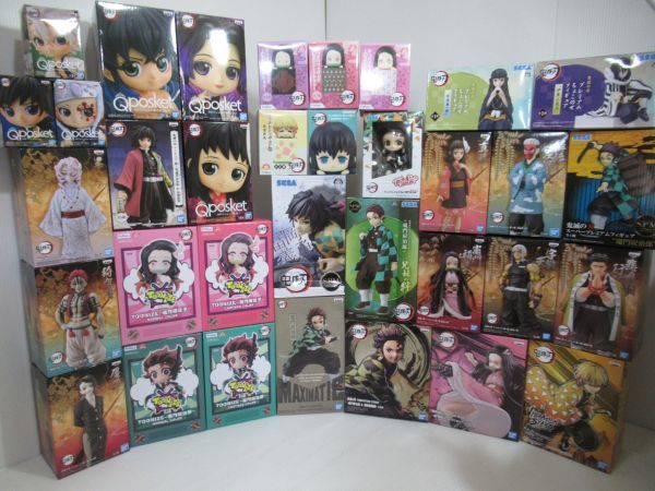 ヤフオク! - 鬼滅の刃 プライズフィギュア 34個 セット まとめ 大量...