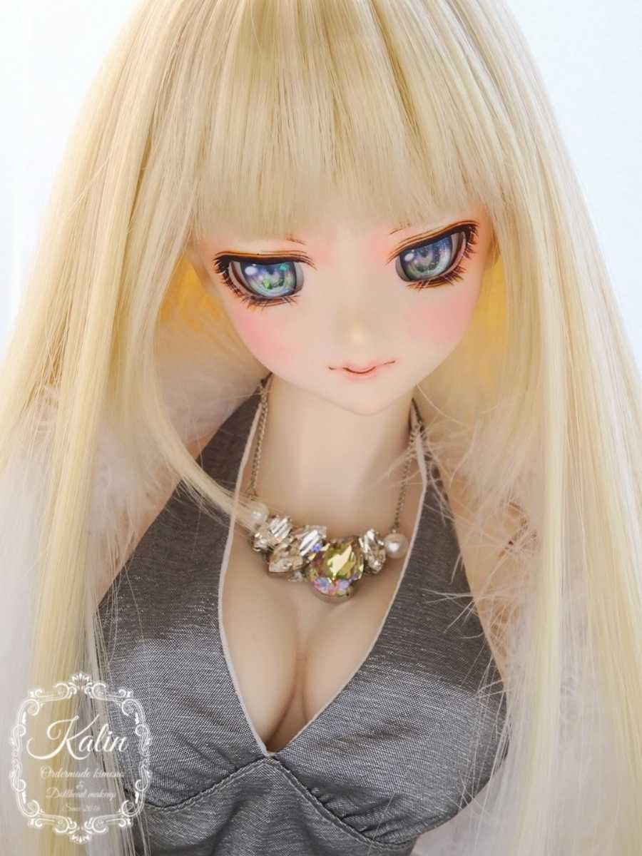 *花凛*DDH-09ソフビ盛りセミホワイト肌カスタムヘッド　難ありドルフィードリームボークス _画像5