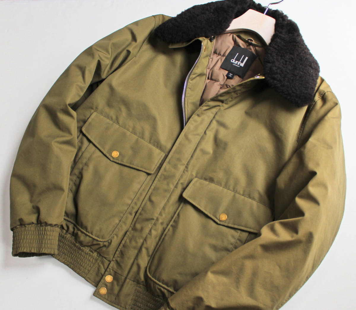 dunhill ダンヒル》新品 定価68 200円 イタリア製 シルク混 襟 dunhill ダンヒル》新品 定価68 200円 イタリア製 シルク混 襟
