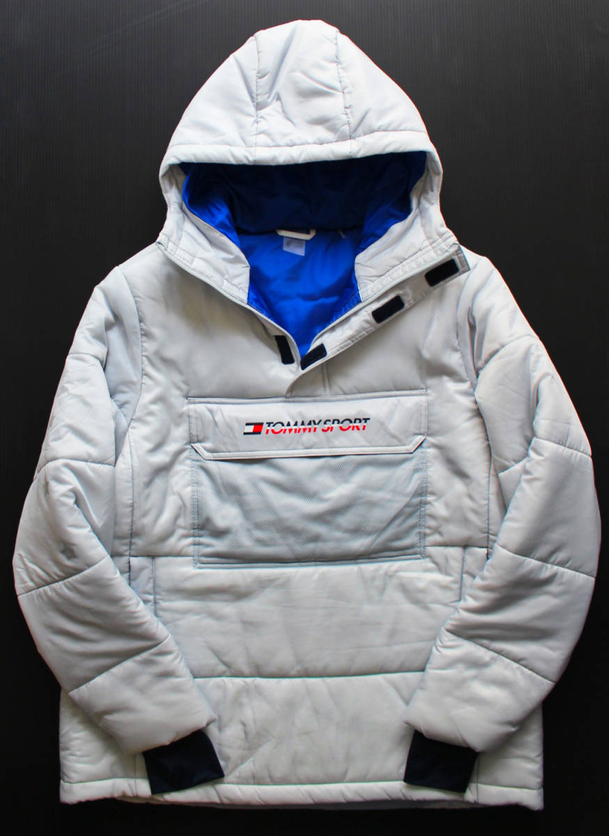 《TOMMY SPORT》新品 定価31,900円 撥水加工 ビッグポケット付 プルオーバー もこもこパディングジャケット トミーヒルフィガー L A7020_画像2