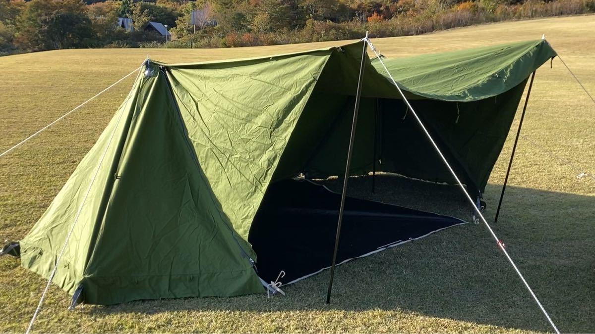 us armyアメリカ軍パップテント 東ドイツ軍ポール セット 【人気急上昇