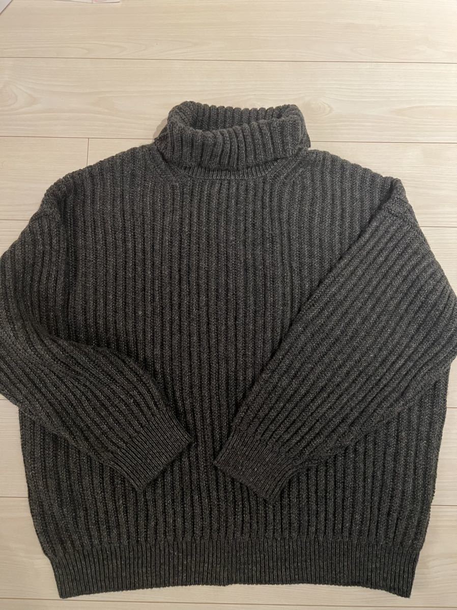 21aw visvim AMPLUS TURTLENECK KNIT CHARCOAL 4-日本代購代Bid第一