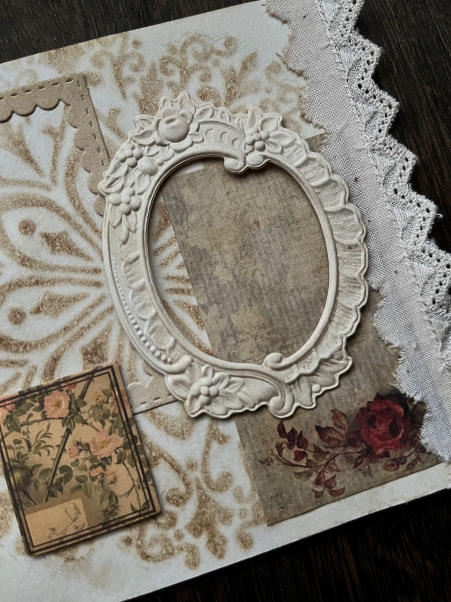 sizzix Floral Frame by Tim Holtz カッティングダイ　エンボスフォルダー　フレーム　3D