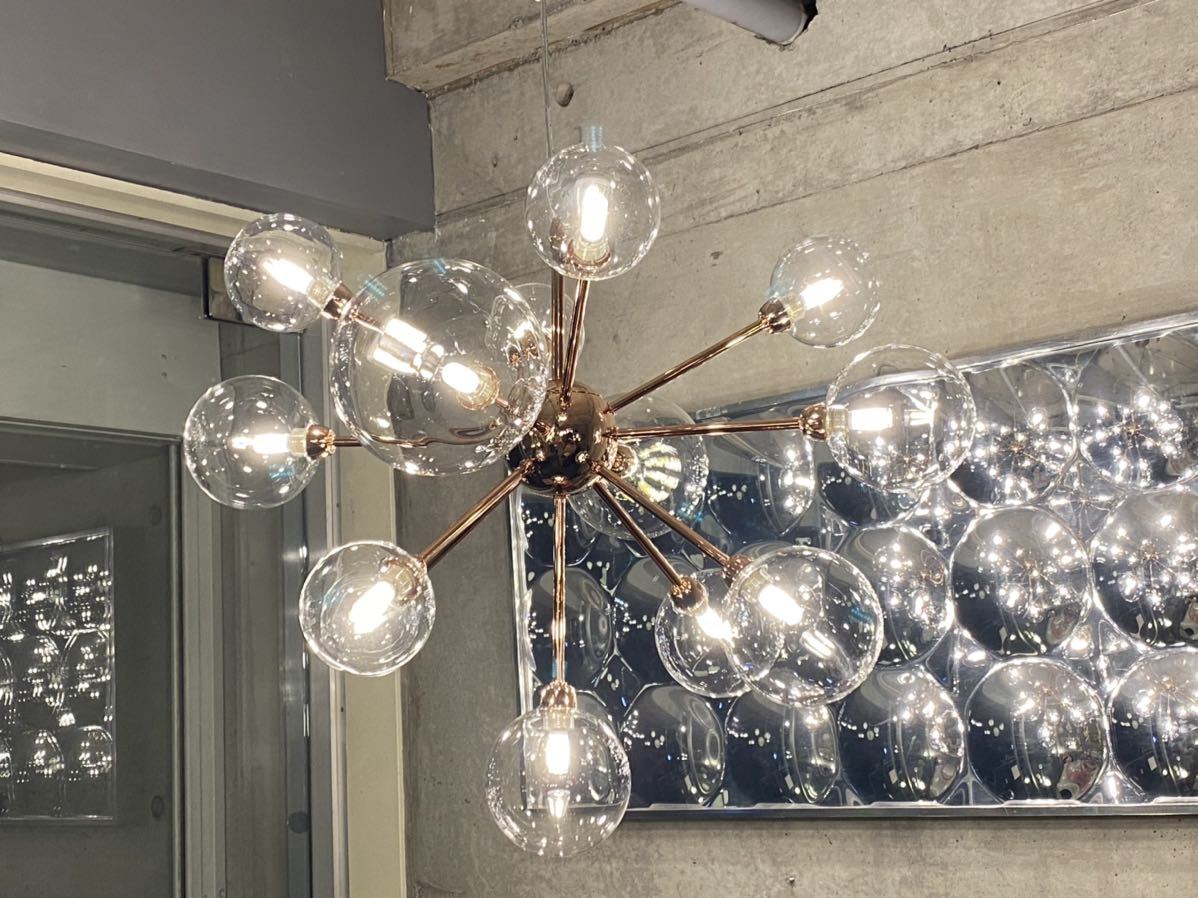 スプートニクガラスボールランプ/copper(検索,midcentury,ミッド スプートニクガラスボールランプ/copper(検索,midcentury,ミッド