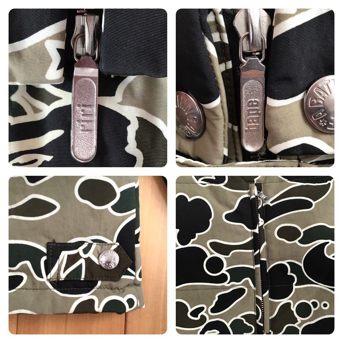 Sta camo M65 ナイロン ミリタリー ジャケット Lサイズ a bathing ape BAPE jacket エイプ ベイプ アベイシングエイプ psyche 迷彩 j10d_画像8