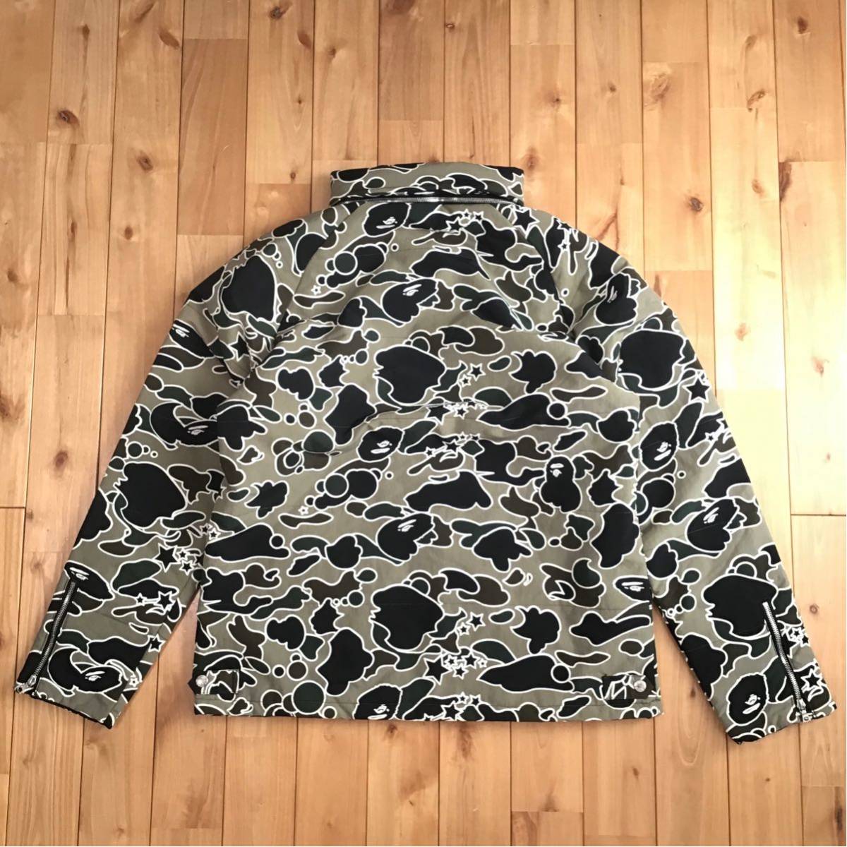 Sta camo M65 ナイロン ミリタリー ジャケット Lサイズ a bathing ape BAPE jacket エイプ ベイプ アベイシングエイプ psyche 迷彩 j10d_画像5