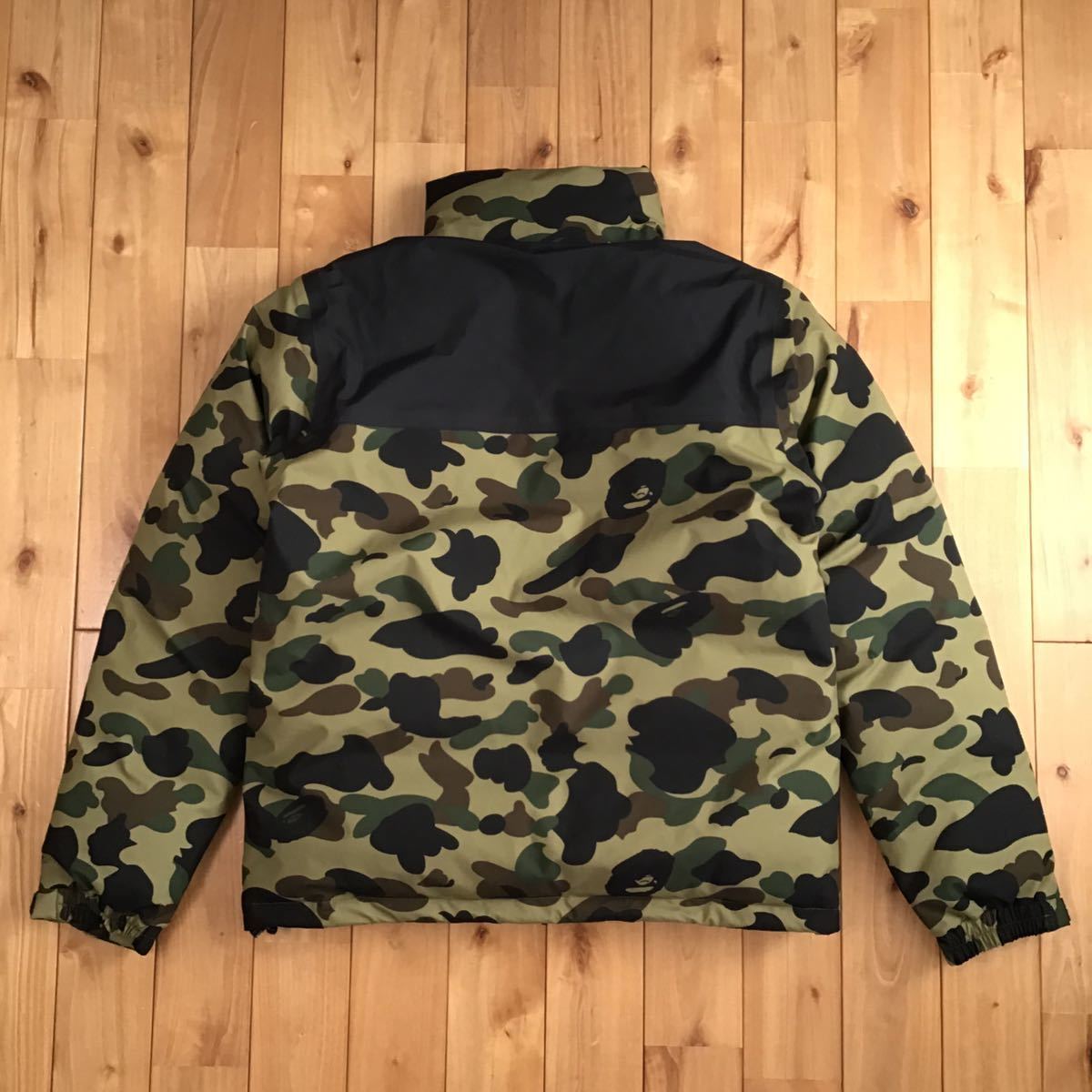 GORE TEX ダウンジャケット Sサイズ 1st camo green down jacket a bathing ape bape エイプ ベイプ アベイシングエイプ 迷彩 m21019_画像2