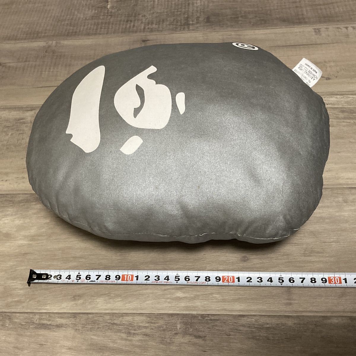 ★初期★ APE HEAD クッション シルバー a bathing ape cushion エイプ ベイプ アベイシングエイプ vintage NIGO 裏原宿 k3058_画像7