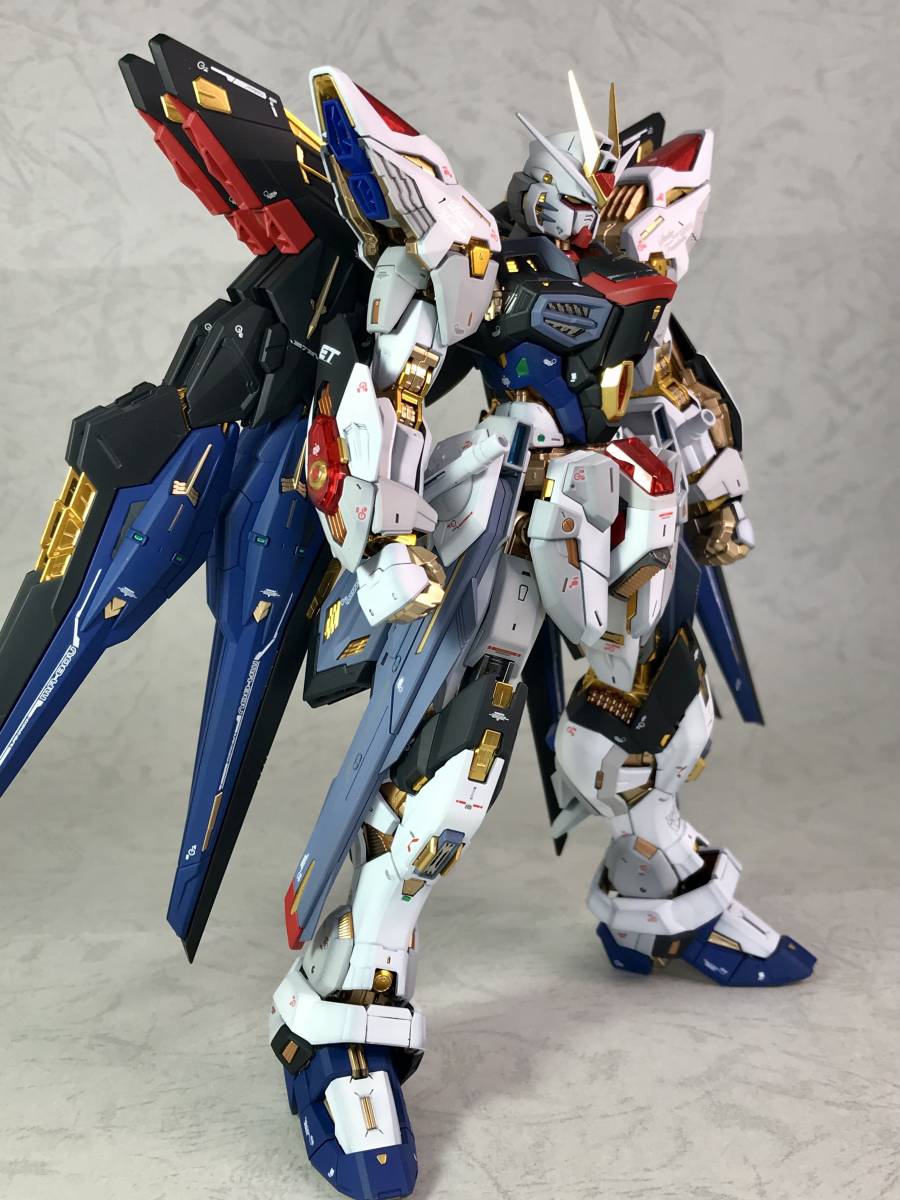 MGEX ストライクフリーダムガンダム 改修全塗装完成品 ガンプラ-