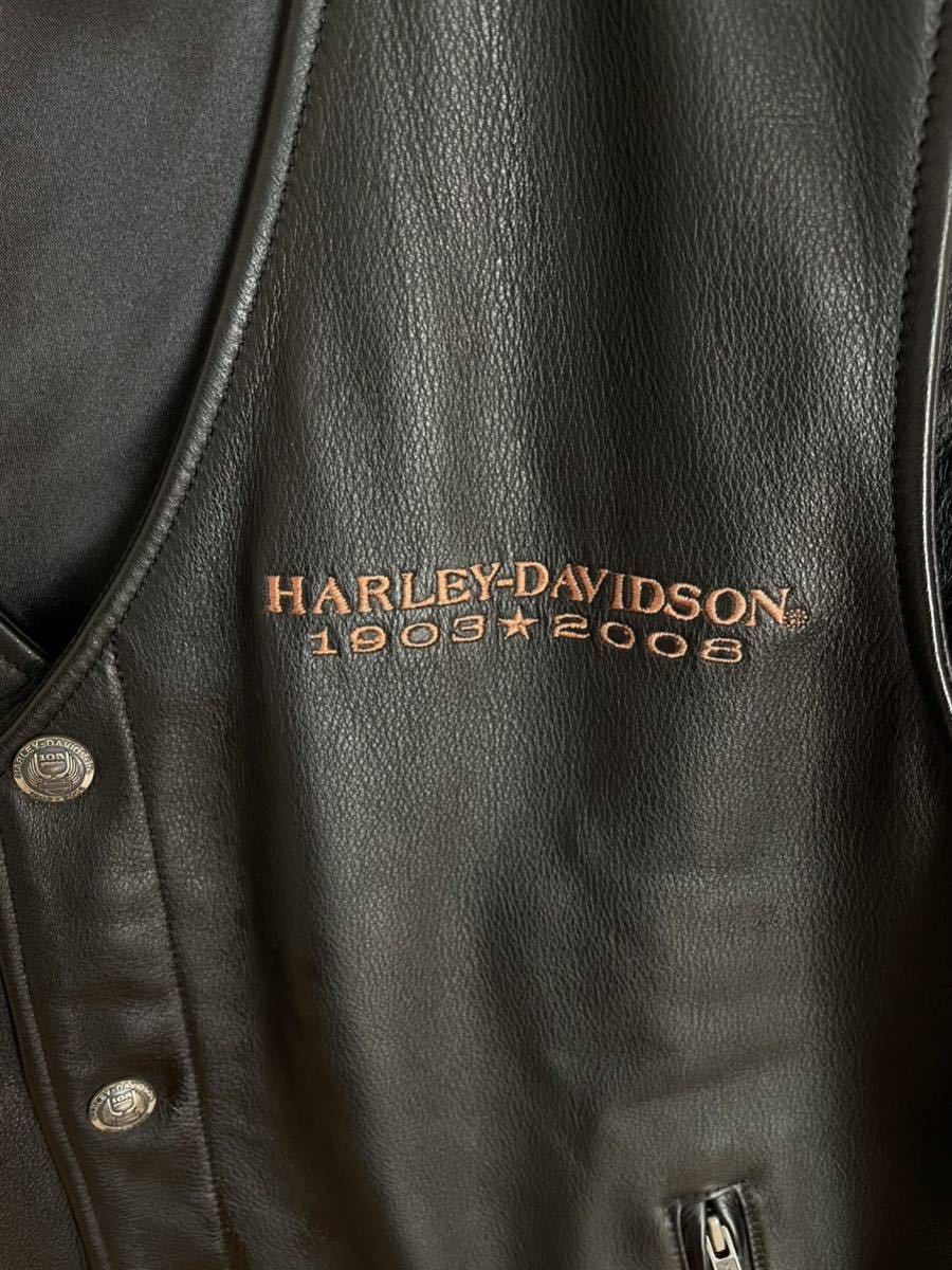希少サイズ 105周年記念【美品】HARLEY DAVIDSON ハーレーダビッドソン