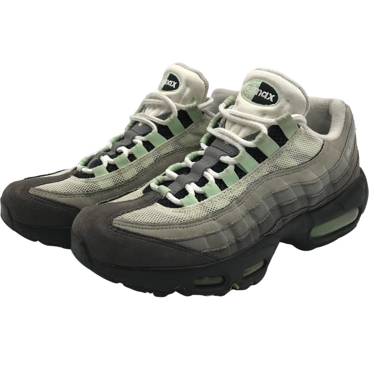 【即決】国内正規品 NIKE AIR MAX 95 ナイキ エアマックス 95 ミント ホワイト/フレッシュミント-グラナイト-ダスト  CD7495-101/24cm/