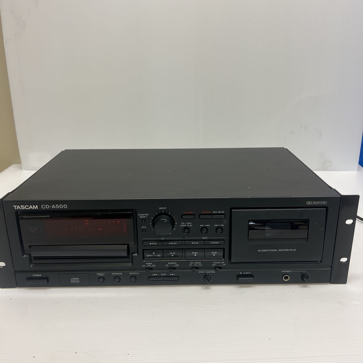 TASCAM CDプレーヤー/カセットデッキ CD-A500 www.pibid.org