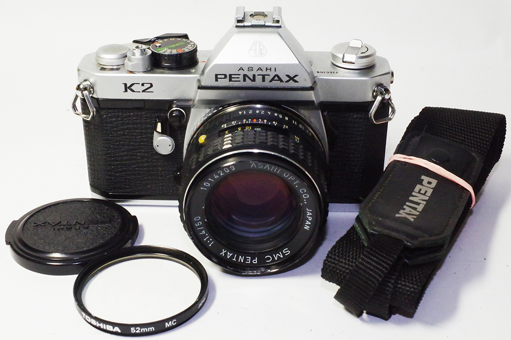 PENTAX K2 ＆ SMC PENTAX 50mm F1.4　ペンタックス K2 標準レンズセット 稼働品_画像1