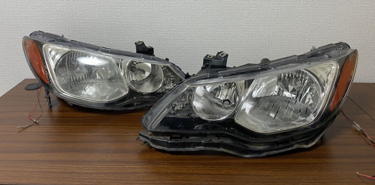 ホンダ シビック FD ヘッドライト 左右 純正加工 サイドマーカー HID