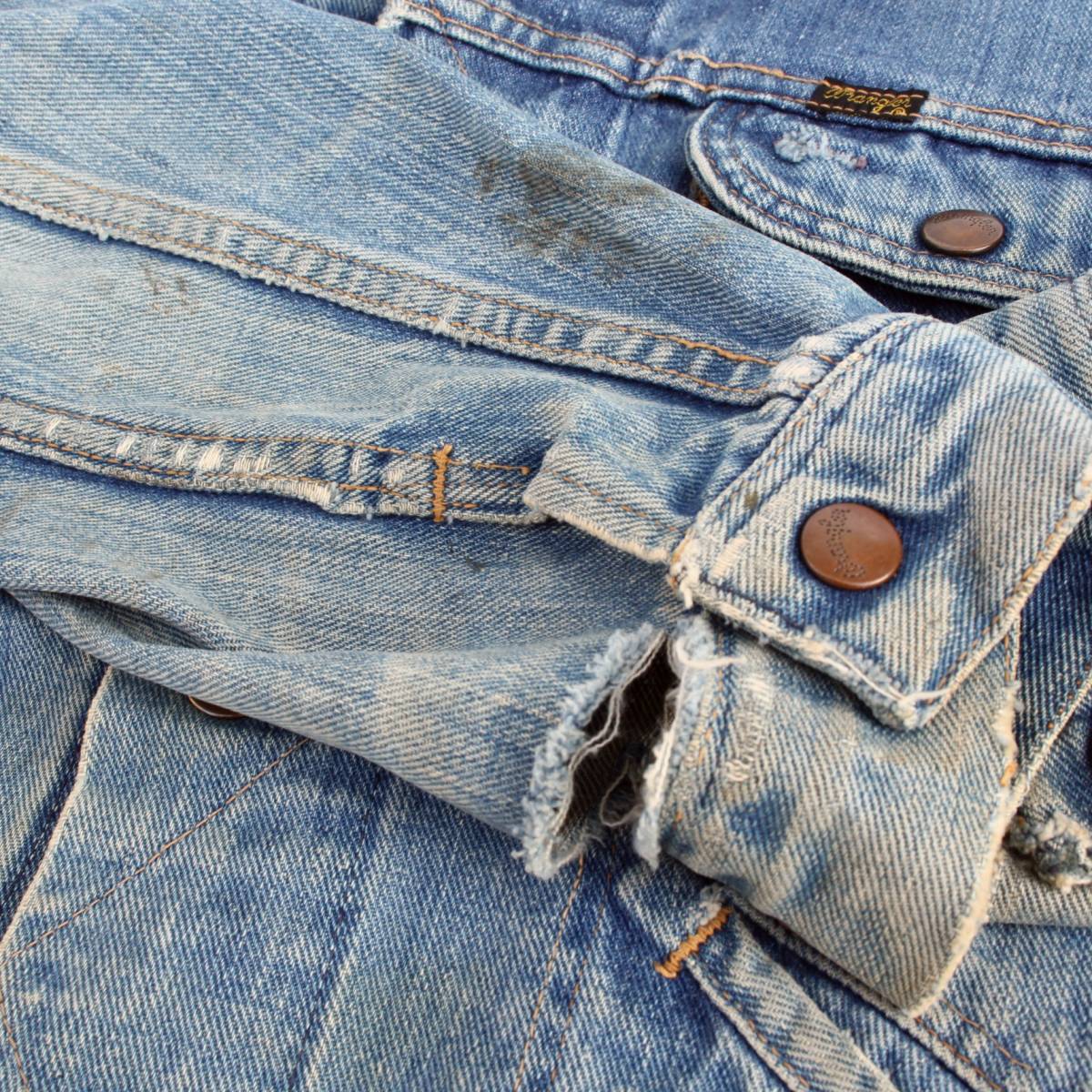 29652)極上美品70s MADE IN USA Wranglerラングラー124MJ 126MJデニム