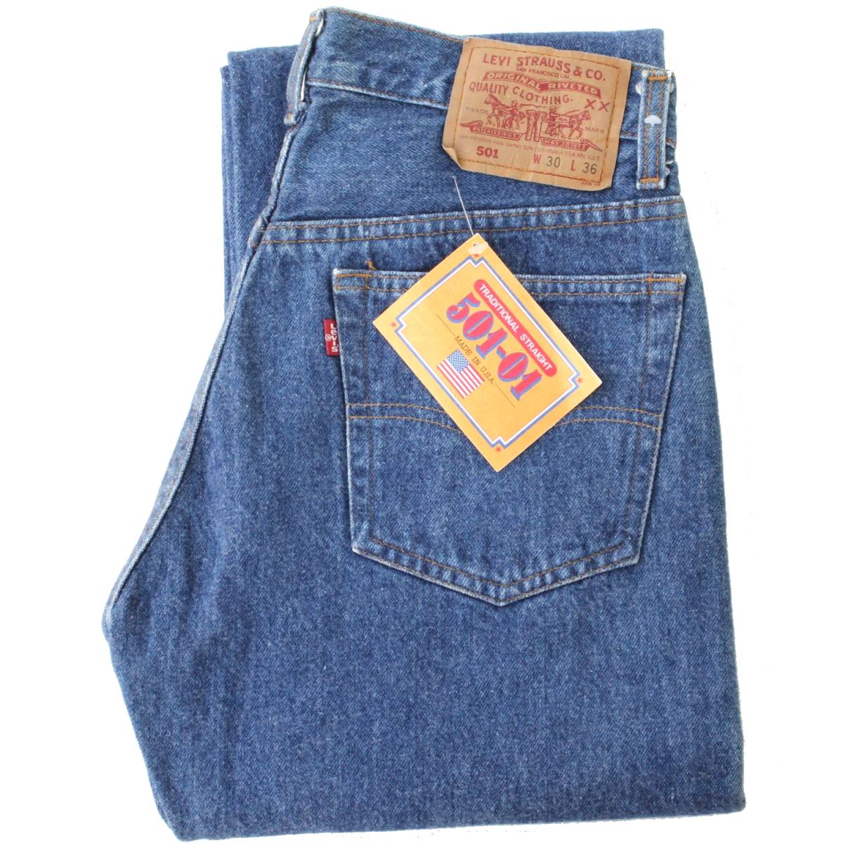 新品 】 (29714)未使用デッドストック92年製LEVISリーバイス501 USA製
