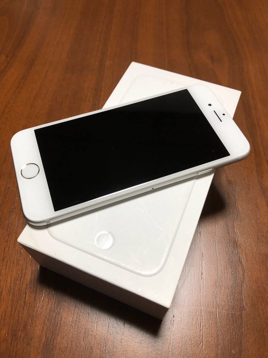 iPhone6 silver 16GB au イアホン未使用品 電源ケーブル 箱｜PayPayフリマ