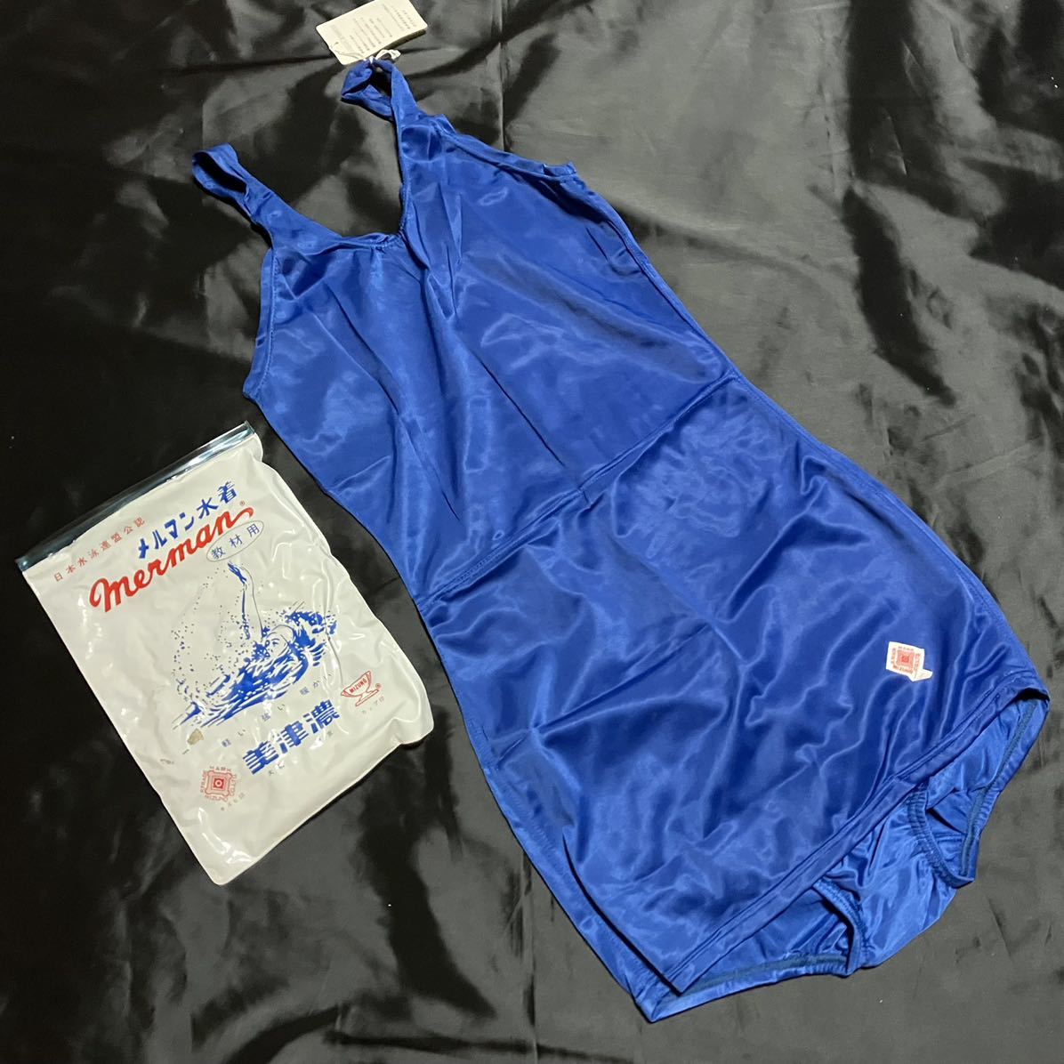 MIZUNO SPEEDO 競泳水着 KW-18 Lサイズ コバルト ビンテージ 当時物