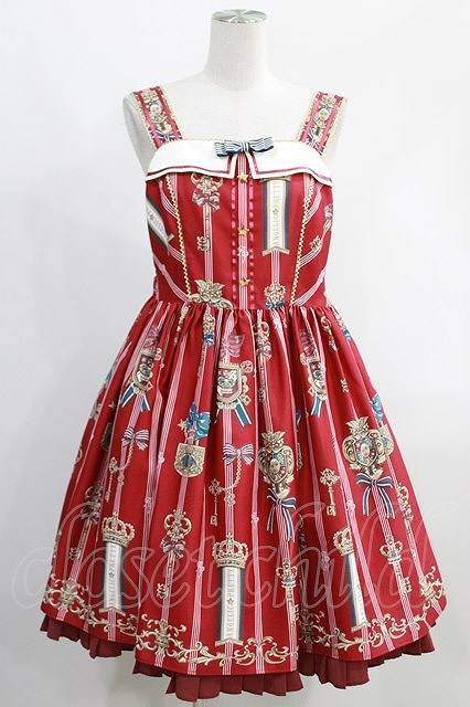 お見舞い Angelic Pretty British Keysジャンパースカート 22-11-22