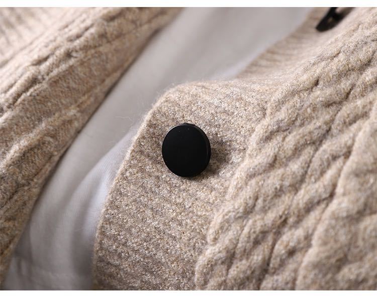 トップス　ニットコート　ニットセーター　ロングニットカーディガン　肌触りいい　柔らかい　高品質暖かい_画像6