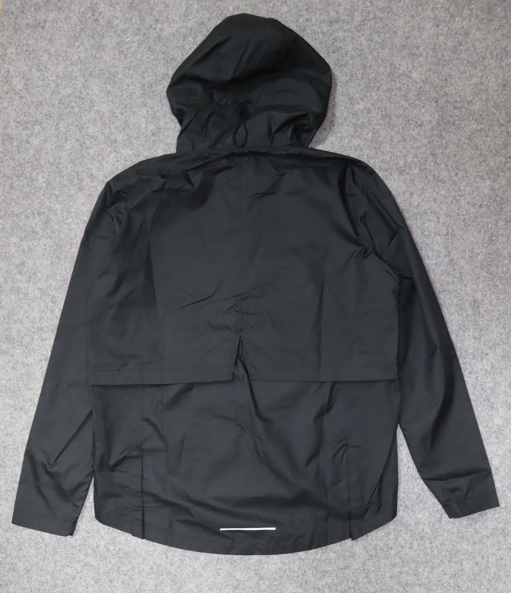 新品 定価9900円 XLサイズ NIKE ナイキ レディース スポーツウエア 長袖 ナイロンジャケット ランニングジャケット 黒 ブラック