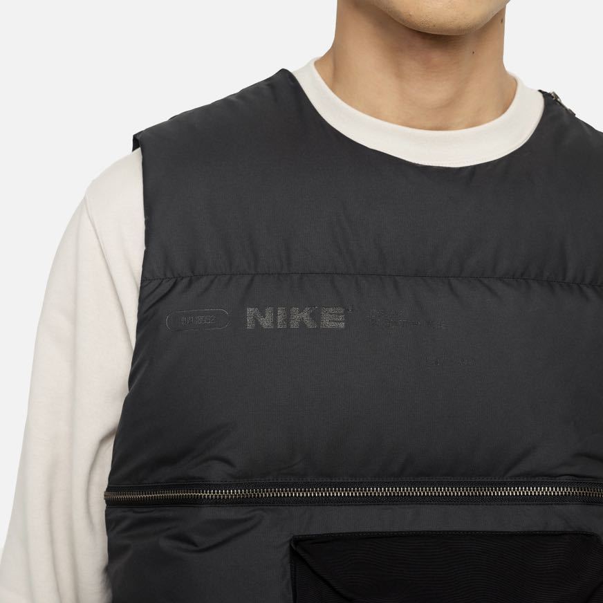 新品 定価16500円 Sサイズ NIKE ナイキ メンズ　CITY MADE THERMA-FIT ダウンベスト　シティメイド　ブラック　黒_画像3