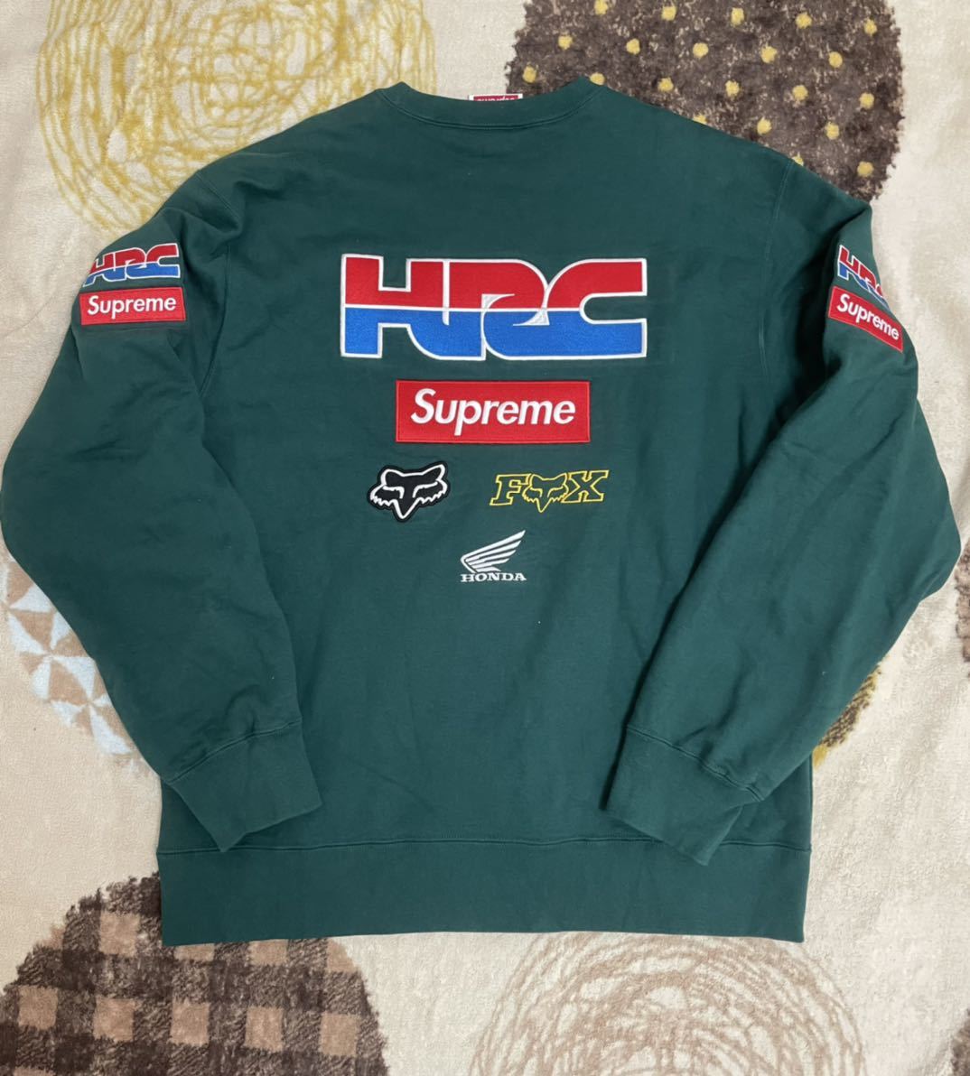 史上一番安い 19aw supreme honda fox racing crewneck xl dark green HRC boxlogo シュプリーム スウェット パーカー ホンダ トレーナー その他 史上一番安い 19aw supreme honda fox racing crewneck xl dark green HRC boxlogo シュプリーム スウェット パーカー ホンダ トレーナー その他