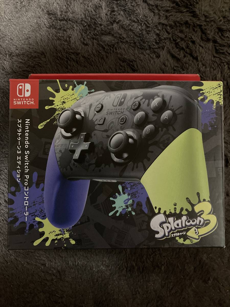 新品・未開封・純正品) Nintendo Switch proコントローラー・スプラ