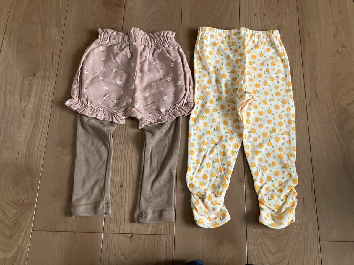  new goods girl baby leggings pants piling put on manner trousers set 90 centimeter 