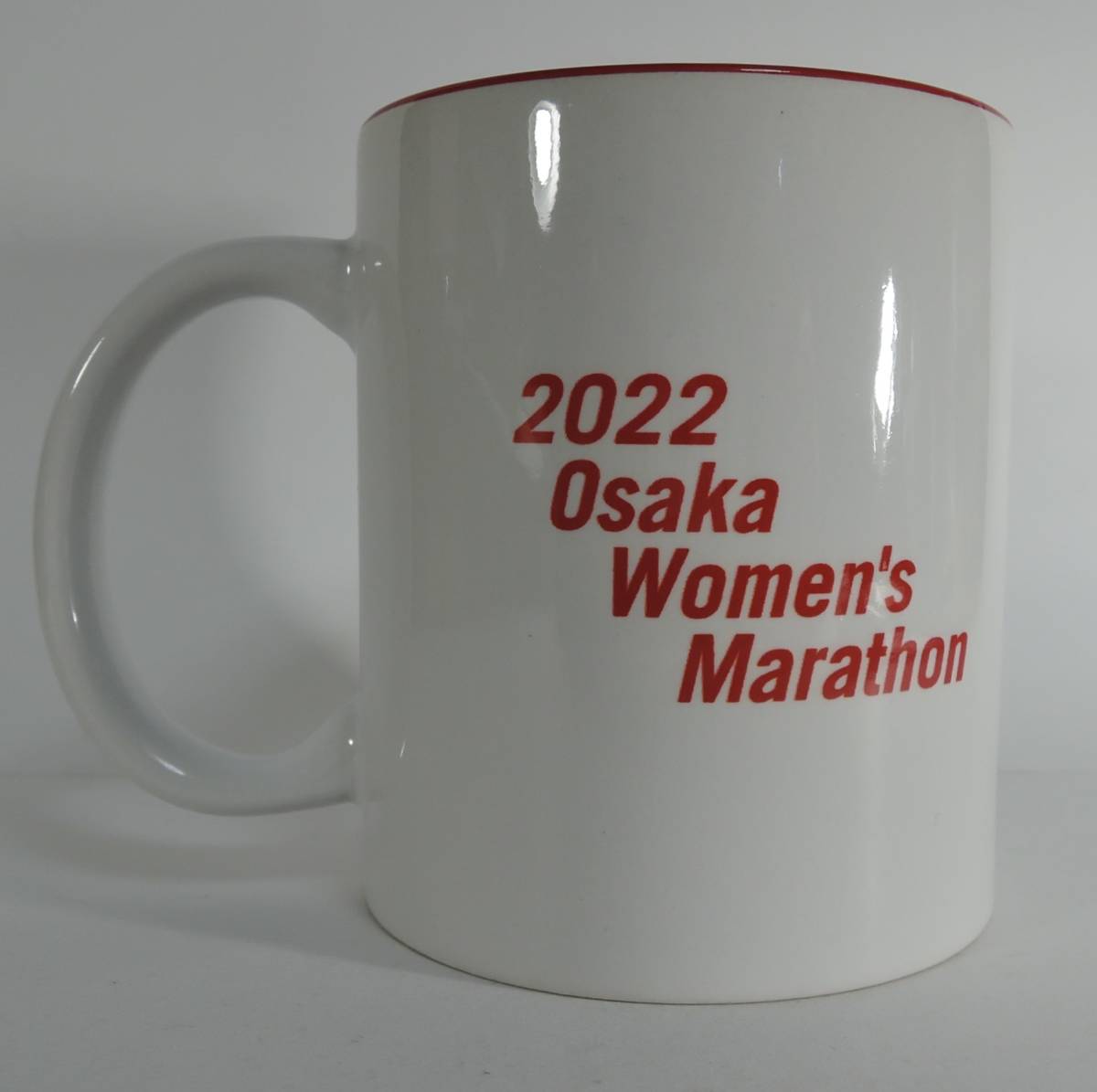 *T06#2022 no. 41 раз Osaka международный женщина марафон кружка керамика производства # иллюстрации : Nakamura .. не использовался 