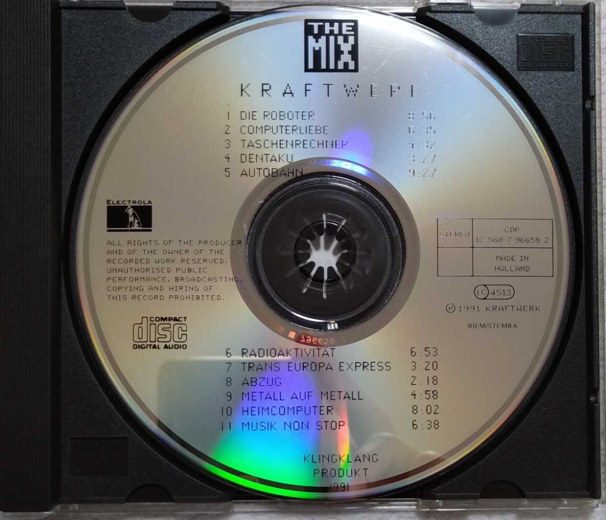 KRAFTWERK THE MIX 旧規格輸入盤中古CD クラフトワーク ザ・ミックス ドイツ語ヴァージョン CDP1C568-7966502_画像3