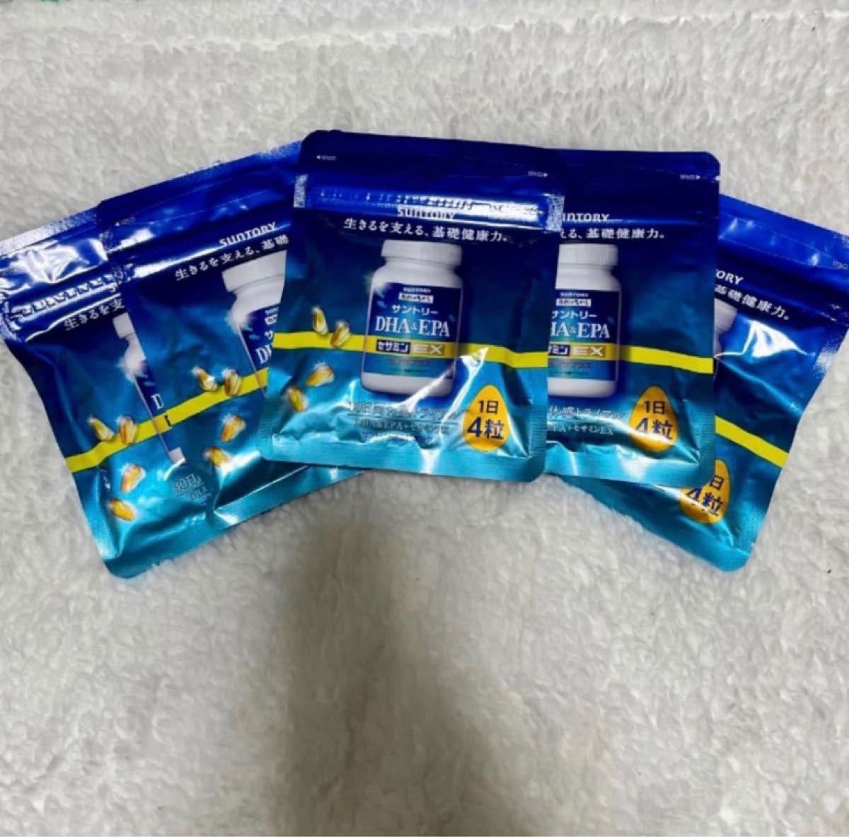 新品】サントリー DHA&EPA+セサミンEX 5袋セット サプリメント
