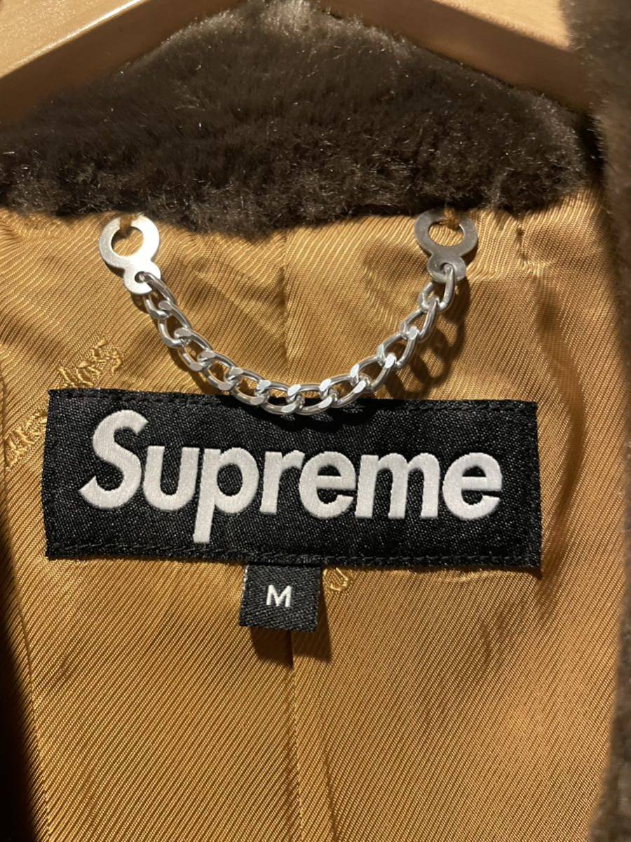 サイズ変更オプション 【Mサイズ】Supreme Fur Collar Tweed Coat