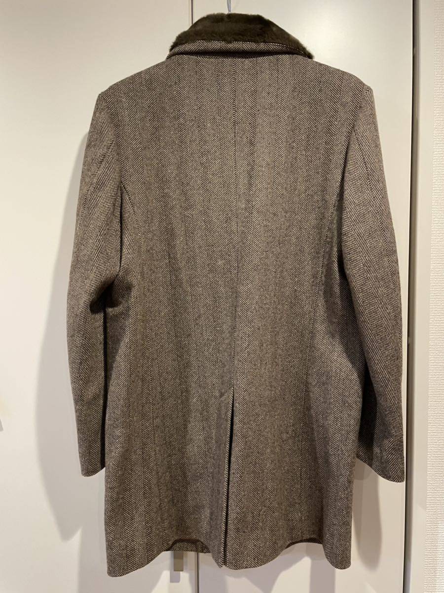 サイズ変更オプション 【Mサイズ】Supreme Fur Collar Tweed Coat