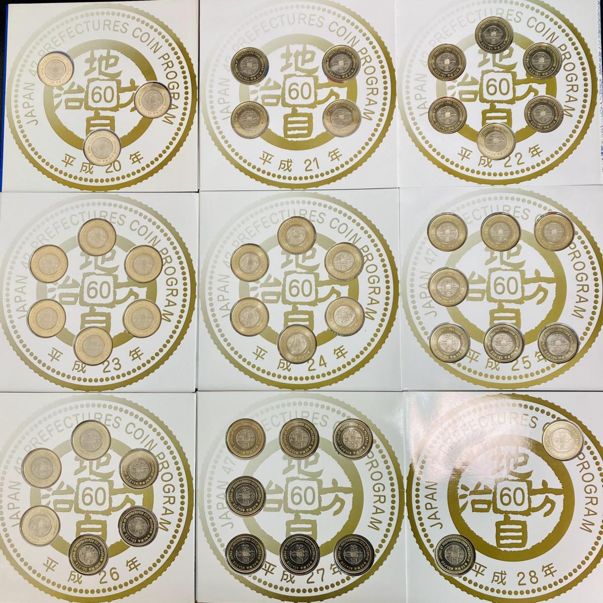 地方自治法施行60周年記念貨幣 5百円バイカラー クラッド貨幣 平成20